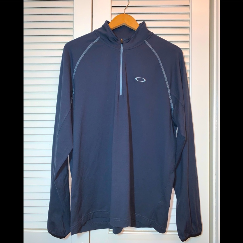 Oakley 1/4 Zip Gray Pullover